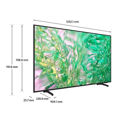 SAMSUNG ทีวี 55DU8100 สมาร์ททีวี 55 นิ้ว 4K Crystal UHD LED รุ่น UA55DU8100KXXT ปี 2024